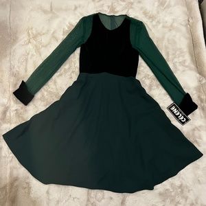 Deadstock Vintage green dress
